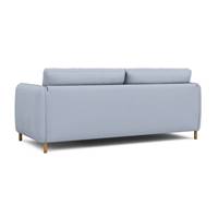 Moléo canapé convertible coton bleu grisé