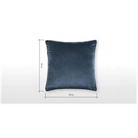 Julius lot de 2 coussins velours bleu nuit