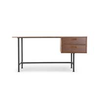 Nuance bureau en placage de noyer 2 tiroirs