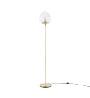 Jakarta Lampadaire laiton et verre strié