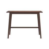 Merida table de bar rectangulaire en bois foncé H91,5