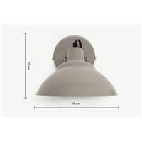Avery applique murale gris