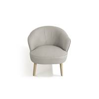 Lindsay chaise en tissu gris clair