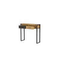 Kiko console acacia et métal 2 tiroirs