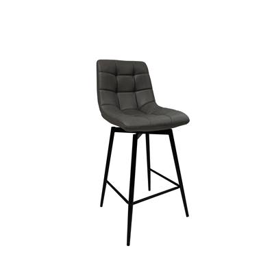 Alba tabouret de bar en microfibre gris