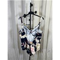 TRIUMPH Maillot de bain bleu fleuri - T44