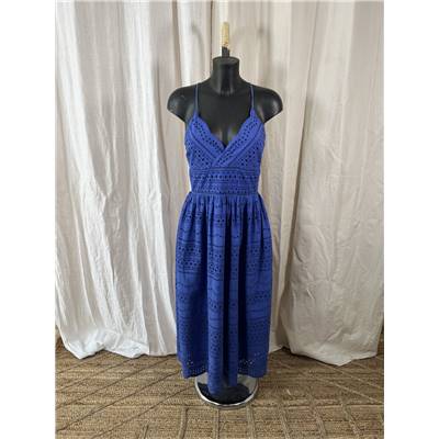TOMMY HILFIGER Robe bleue à dentelle - T36