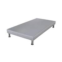 SR9 sommier 90x200 tapissier gris finaud