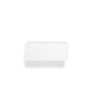 Pesver table de chevet tiroir blanche