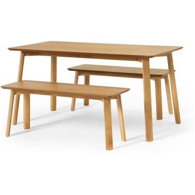 Asuna table en chêne et verte