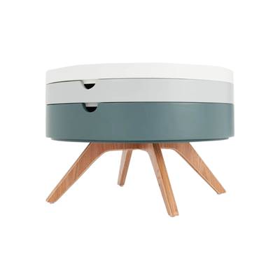 Cairn table basse tons de gris
