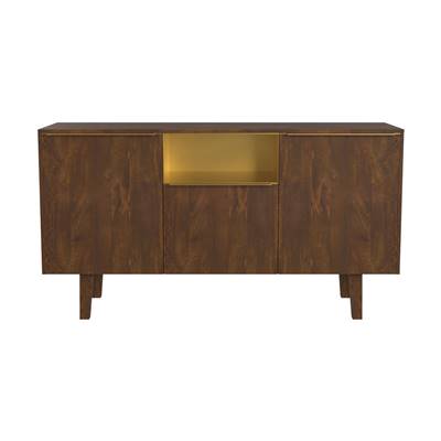 Stella buffet 3 portes 1 niche en bois de manguier