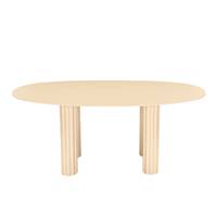 Juliette table à manger en bois beige glossy 6 personnes L180
