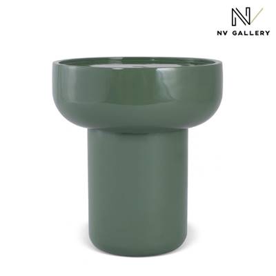 Kali table d'appoint en fibre de verre vert
