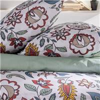 SSunshine parure de lit 220x240 multicolore coton imprimé dessin fleur 17.7