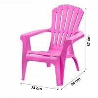 Le Plastique fauteuil Dolomiti rose fushia
