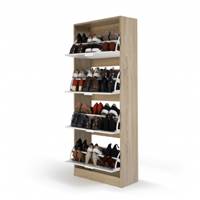 Hanae meuble à chaussures haut 4 portes