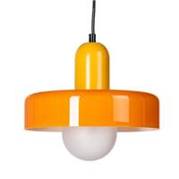 Fozar suspension en métal jaune orange Ø25cm