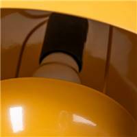 Flow suspension ronde demi-sphère jaune Ø30cm