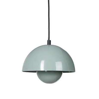 Flow suspension ronde demi-sphère vert d'eau Ø20cm