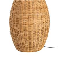 Fernande lampadaire en rotin tressé forme arrondie H138cm