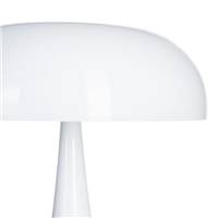 Nessa lampe de table donuts champignon blanc H25cm