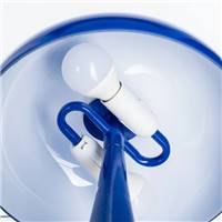 Nessa lampe de table donuts champignon bleu H25cm