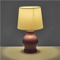 Finley lampe en céramique violet et blanc