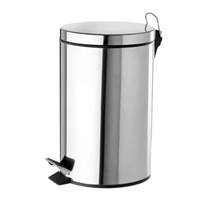 Bin poubelle en inox à pédale 12L