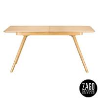 Anton table extensible à rallonges intégrées en chêne naturel 200cm