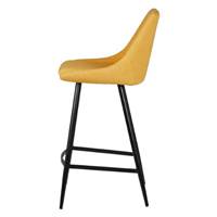 Bari chaise ilôt central tissu jaune H67