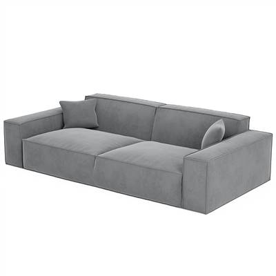 Beluga canapé 3 places gris clair