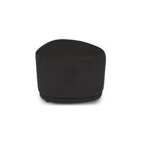 Arthur petit pouf velours noir