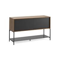 Harvey buffet enfilade plaquage noyer, noir