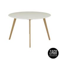 Bloom table à manger ronde blanche Ø120