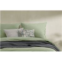 Alexia parure de lit coton vert ple 155x220