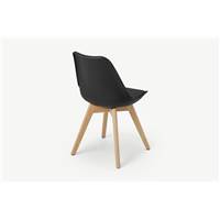 Deon chaise noire et bois