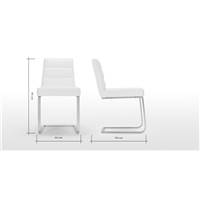 Ellison chaise blanc spectral