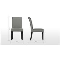 Hoverton chaise gris marne