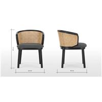 Panos chaise gris chiné