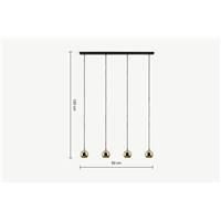 Austin suspension 4 ampoules laiton