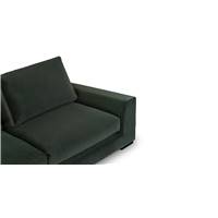 Brady canapé 3 places en tissu vert
