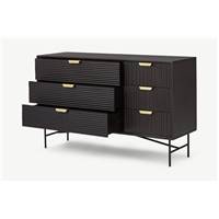 Haines commode noir et laiton