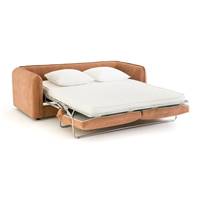 Calia canapé convertible tissu mélangé praline