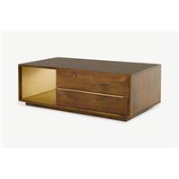 Anderson table basse en bois de manguier et laiton