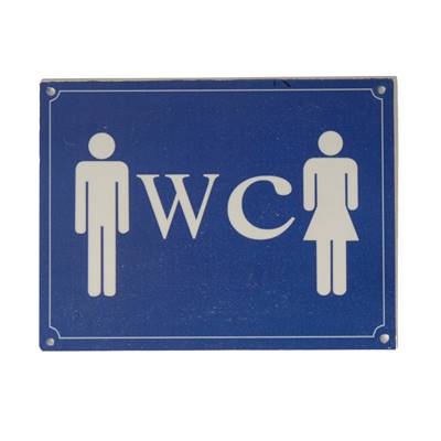 Plaque wc