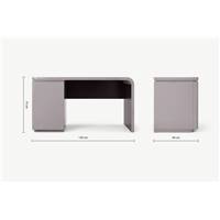 Mekkin bureau gris et prune