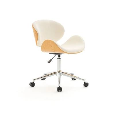 Fjall chaise de bureau à roulettes, blanche