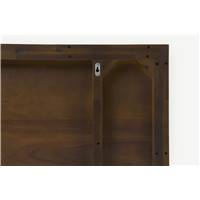 Anwick tête de lit en bois foncé L180