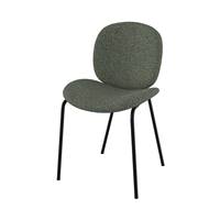 Slano chaise en tissu bouclé vert